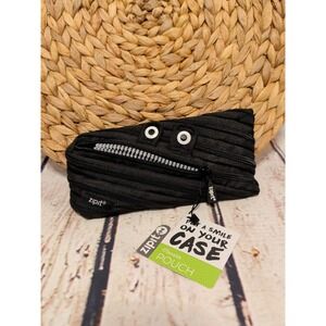 Zipit Grillz 9" BLACK MONSTER Pencil Pouch NWT